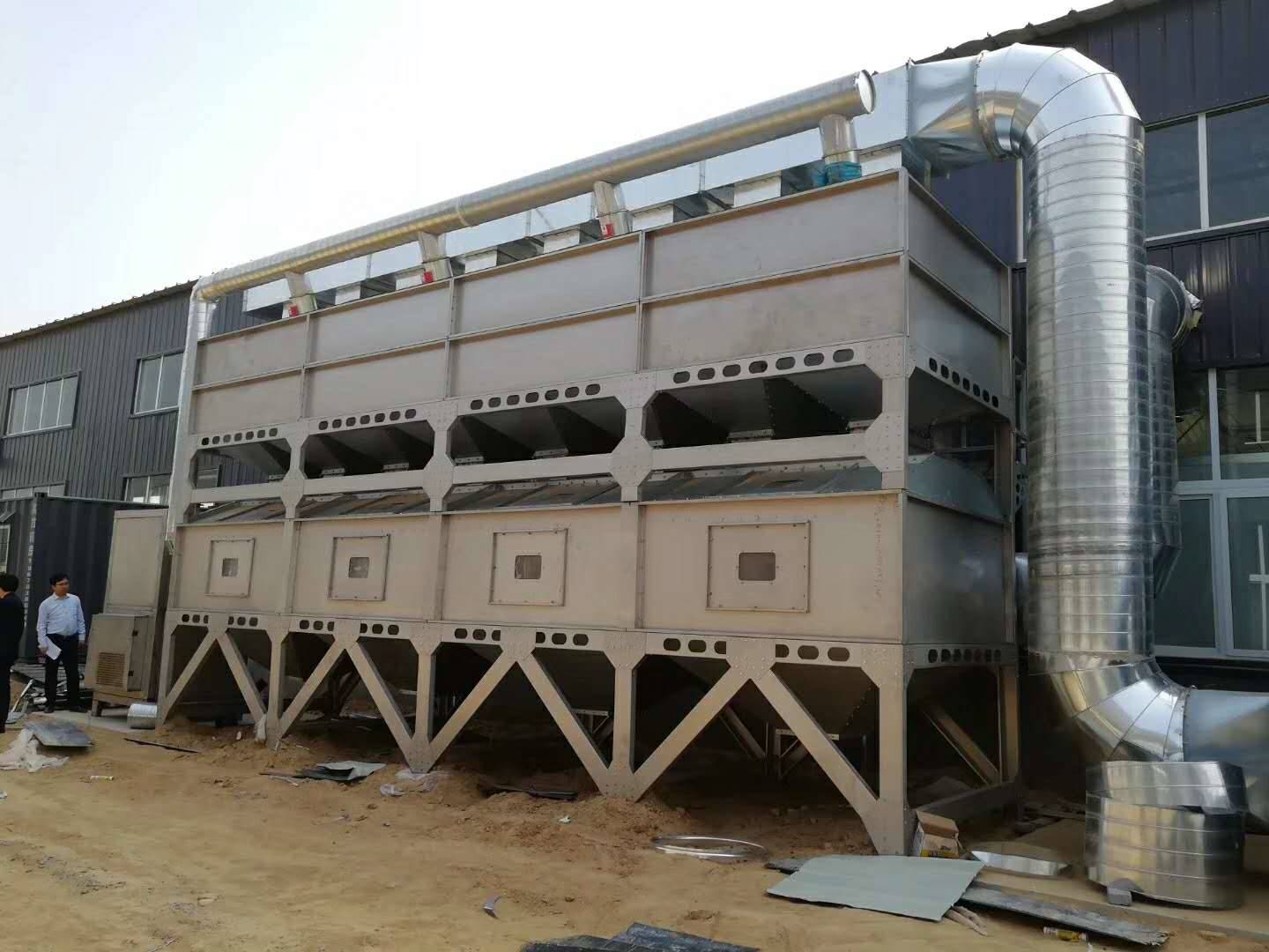 兰州喷漆废气10万风量催化燃烧